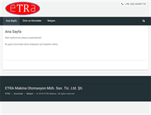 Tablet Screenshot of etramakina.com